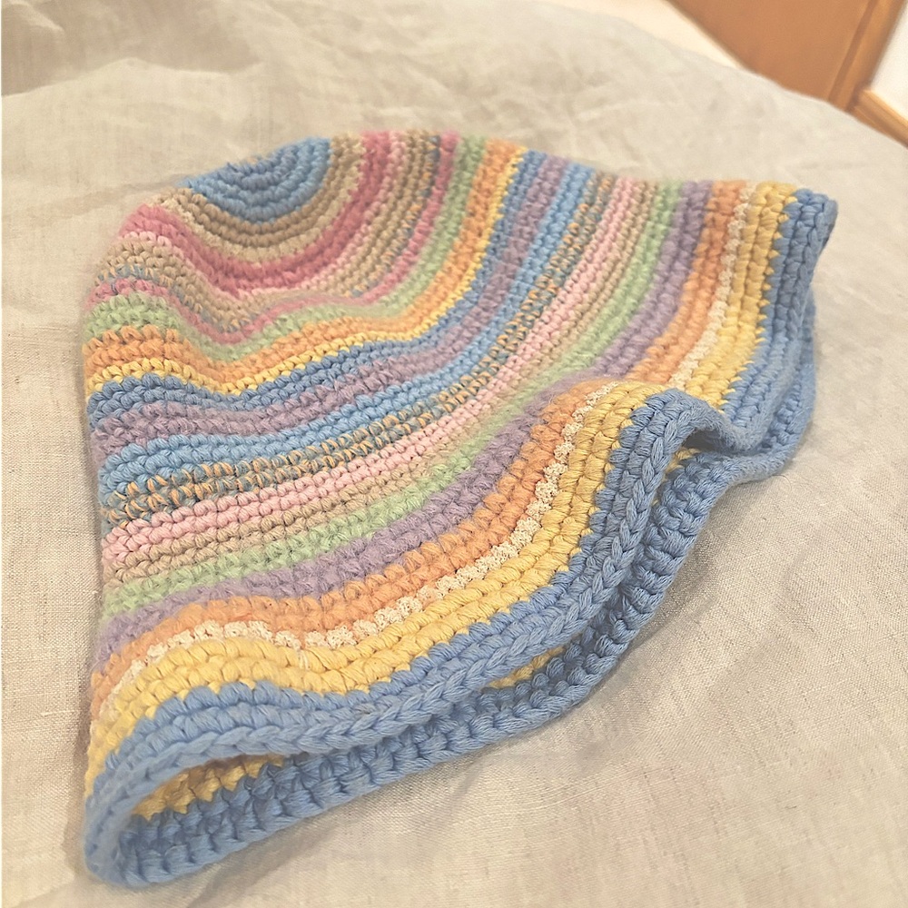Acne Studios Kimma Crochet Bucket Hat